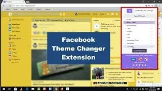 How to Change Facebook Theme in Google Chrome In Windows