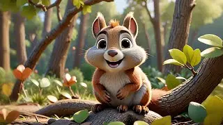 Four Squeaky Squirrels Learn Near and Far | Fun Distance Concepts Song for Kids | Nursery Rhymes