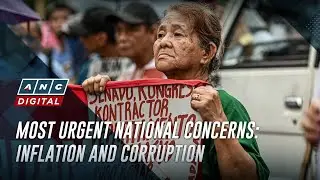 Pulse Asia survey: Inflation, corruption remain top concerns of Filipinos | ANC