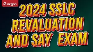 2024 SSLC  Revaluation and Say  Exam | SSLC 2024