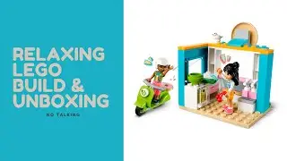 LEGO Friends Donut Shop - 41723 - RELAXING LEGO BUILD AND UNBOXING (no talking) ASMR
