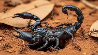 Nature's Relentless Attack Ants vs  Giant Scorpion