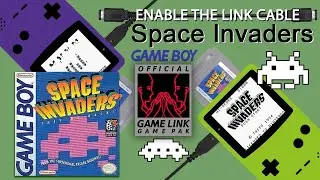 Space Invaders (GB, 1994) - ENABLE THE LINK CABLE -  #LinkItUp #Gameboy #multiplayer