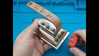 Vintage Austrian-made Almar travel iron - How does it work?
