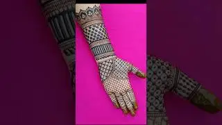 Beautiful Bridal Mehndi Design | Full Hand Bridal Mehndi Design | Front Hand Mehndi #mehndi