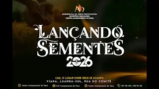 SEMANA ESPECIAL - LANÇANDO SEMENTES PARA 2026