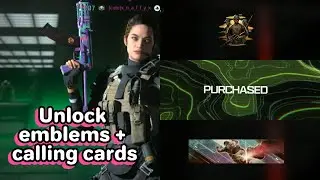how to unlock free emblems + calling cards in Call of Duty MW3 - unclaimed ones! #callofduty #cod