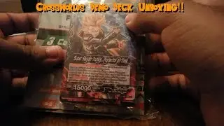 Dragon ball Super TCG: Cross Worlds Demo Deck Unboxing