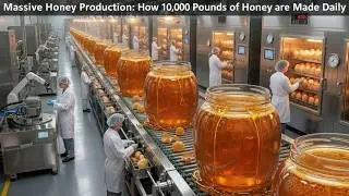 Inside a Giant Honey Production Plant Making 10,000 Pounds a Day
