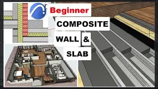 Floor plan in ArchiCAD | Composite Walls | House design in Archicad - Part -02