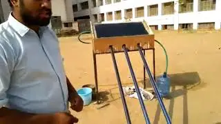 Solar water purification using Evacuated Tubes { Mechanical engineering Project }