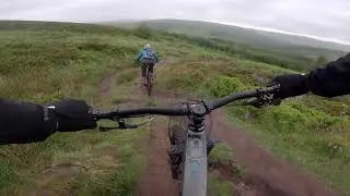 Peaks ride with Sharon and the Doggo's