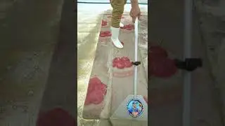 The Soothing Sounds of Water & Foam: Carpet Cleaning Like Never Before #shorts #asmr