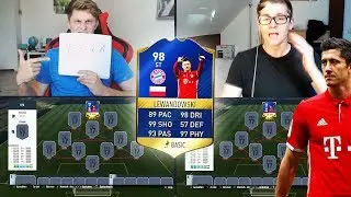 FIFA 17: TOTS LEWANDOWSKI 98 SQUAD BUILDER SHOWDOWN vs FIFAGAMING 😱🔥😈