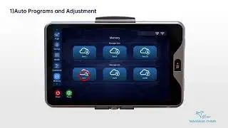 Alfine A710 Pro Massage Chair Tablet Remote Tutorial