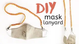 EASY DIY Macrame Mask Lanyard with Hemp | Hemptique