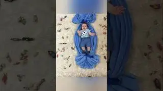 Chocolate Theme Baby Photoshoot | Baby Monthly Photoshoot Ideas #shorts #babyphotographyideas #video