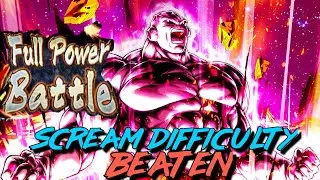 SCREAM DIFFICULTY BEATEN! FULL POWER BATTLE VS FULL POWER JIREN | DRAGON BALL LEGENDS