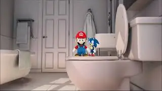 Flushed Away (ORIGINAL) Part 3: Mario tricks Sonic/Sonic gets flushed down the toilet