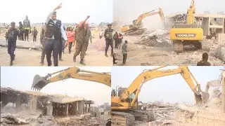 100%TRAVAUX L&Eacute;ON MULUMBA FRAPPE ENCORE SOCIMATE BAIE DE NGALIEMA MAMAN NA D&Eacute;MOLITION