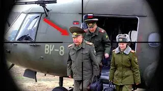 Рейд Украинский снайпер нейтрализовал генерала, пытавшегося скрыться на вертолёте Ми-8