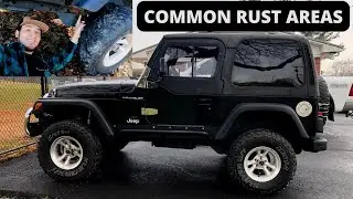 Common Rust Areas on Jeep Wrangler TJs