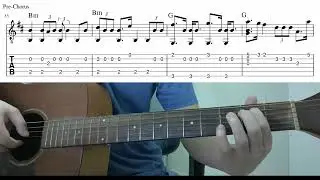 Into The Unknown (Panic! At The Disco) - Easy Fingerstyle Guitar Playthrough Lesson With Tab