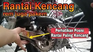 Cara Mengencangkan Rantai Motor Bebek