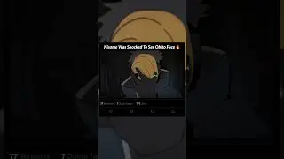 Kisame Was Shocked To See Obito Face 🔥 #naruto #anime