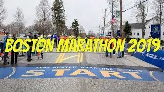 Boston Marathon 2019 Live Stream - Start Area!!