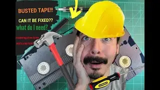VHS Repair Tutorial - reel transfer to new shell