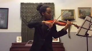 Mozart Concerto no. 5 Second Movement: Giah Bush
