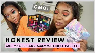 ME MYSELF AND MMMMITCHELL PRESSED PIGMENT PALETTE (HONEST REVIEW & REACTION VIDEO)