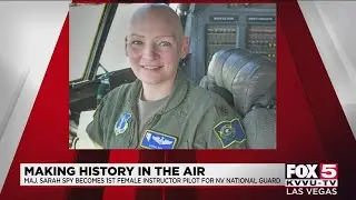 Air Force pilot becomes first female instructor for Nevada National Guard