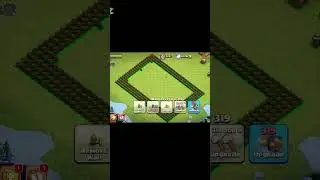 wall upgrading 1 to 13 level #clashofclans #coc #satisfying