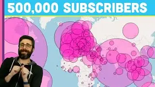 Coding Challenge #109: Visualizing 500,000 Subscribers