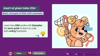 Insert an element at a particular index in an array || How do I add an element to a specific index?