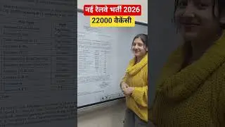 22000 पद Railway Group D New Vacancy 2026 | New Group D 22000 vacancy