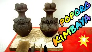 Poporo kimbaya - barro negro, manualidades, figuras de barro, tutoriales, diy, alfarería