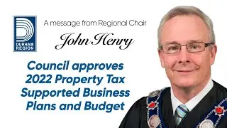 Regional Council approves 2022 Property Tax Supported Business Plans and Budget