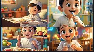 Bismillah Bismillah| Har Kaam Se Pahle Bismillah|Noor kids Corner #cartoon #animation#bismillahrhyme