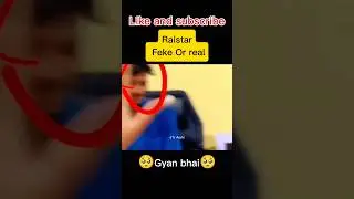 Raistar face reveal😎😱Gyan bhai🥺#gaming #freefire #gyangaming #raistar