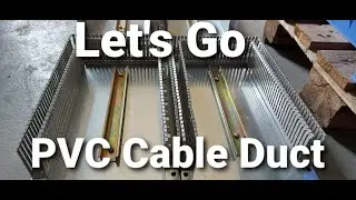 PVC Cable Duct Installed