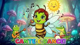 A Cigarra Zizi - Música Infantil Animada | Cante e Dance com Ritmo Colorido