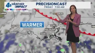New Orleans Weather: Chilly for New Year's Eve, then a big warm-up is ahead