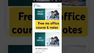 free ms office course #ytshorts #ms #shortvideo #viral