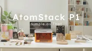 iKier & Atomstack P1 Mini Laser Engraving Machine with Dual Laser Modules