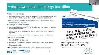 Hydropower in the European energy system: Future flexibility requirements (WP2 introduction)