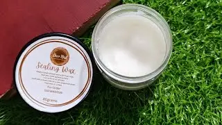 Chalk Paint Wax | Sealing wax | furniture upcycling | #sealingwax #furnitureupcycling #decoupage 