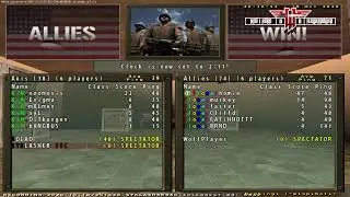 RTCW: KiH vs. flowerpower - RTCW.Live Season 1 Div1 - Lasher & Adlad Shoutcast